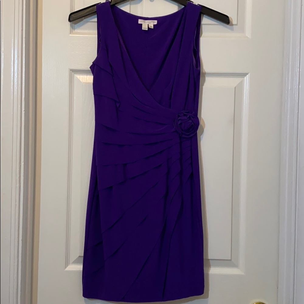 Short purple dress